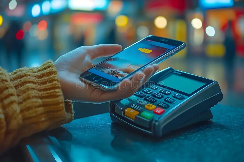 Paying with a phone